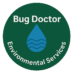 Bug Doctor Environmental Services circular logo with water droplet, representing Legionella risk assessments in Doncaster